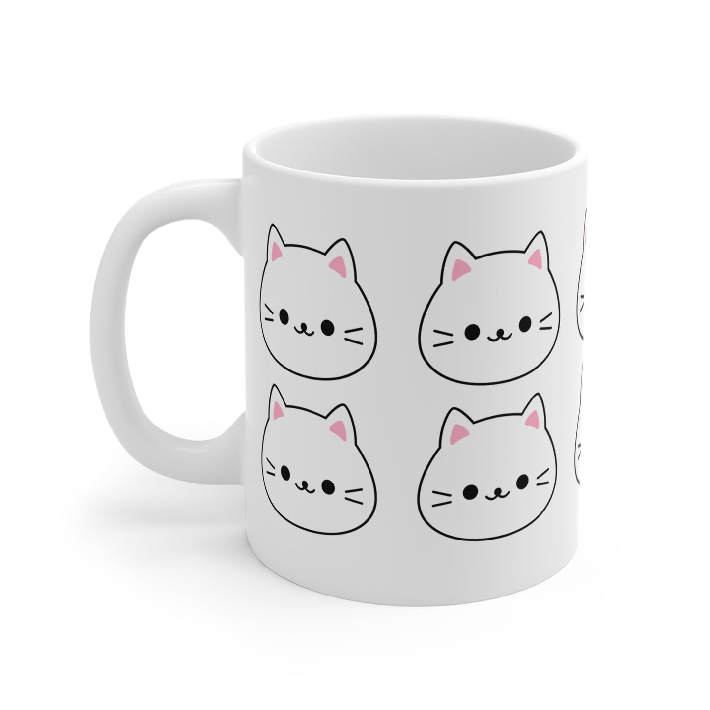 Ceramic Mug - Cute Kitten Design - Perfect Cat Lover Gift - 11oz